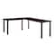 Kee Desking Kee L-Desk Shells, 66 D X 29 H, 72 W X Wood, Metal ML722442MHBPBK - alternate 1